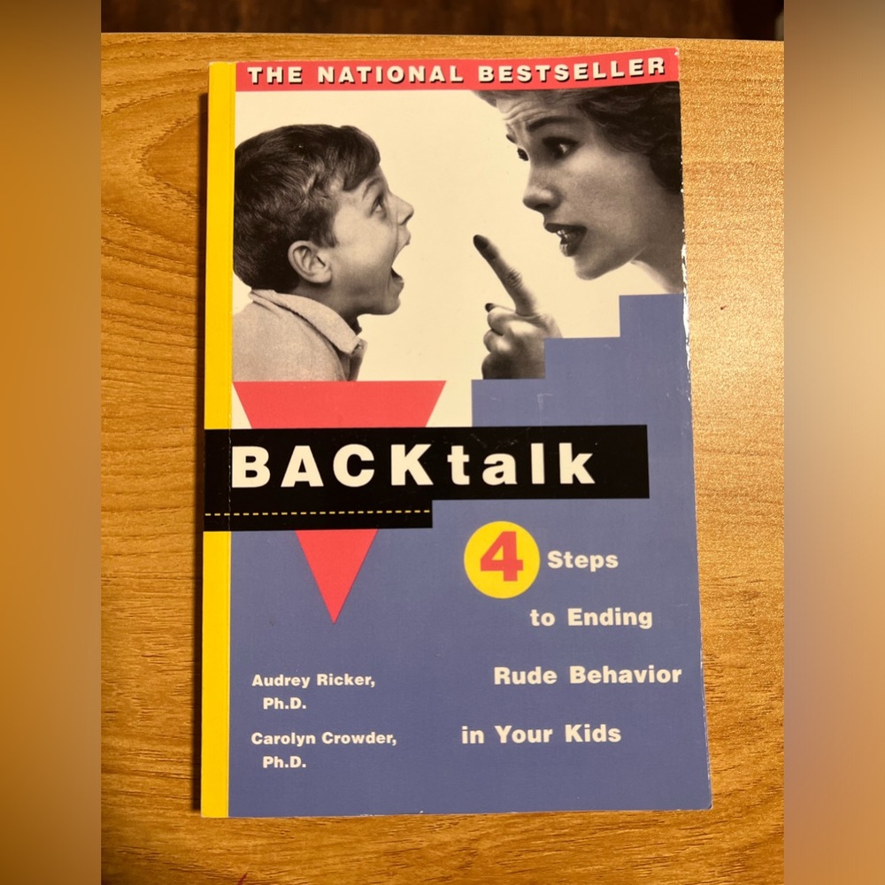 Back talk great book for parents or teachers
